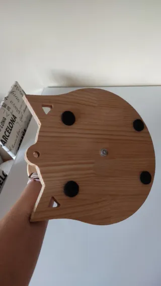 Rascador para gatos de madera y yute