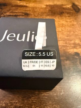 Anillo de compromiso Jeulia plata