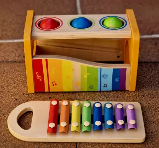 Juguete Hape Picafuerte Xilófono Madera