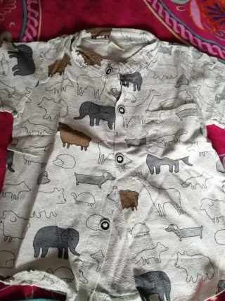 Lote 4 Camisetas y 1 Camisa de niño