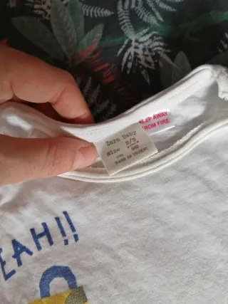 Lote 4 Camisetas y 1 Camisa de niño