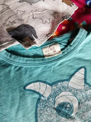 Lote 4 Camisetas y 1 Camisa de niño