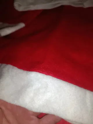 Disfraz de Papá Noel para niño, talla 8-10 años