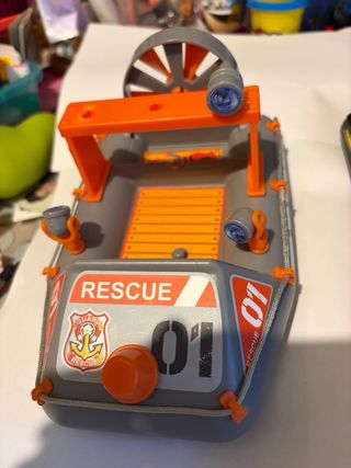 Barco de rescate y patrulla Playmobil