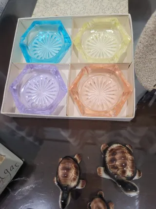 Lote Cerámica y Cristal Decoración