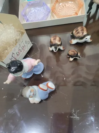 Lote Cerámica y Cristal Decoración