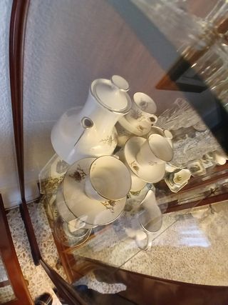 Juego de té de porcelana precioso
