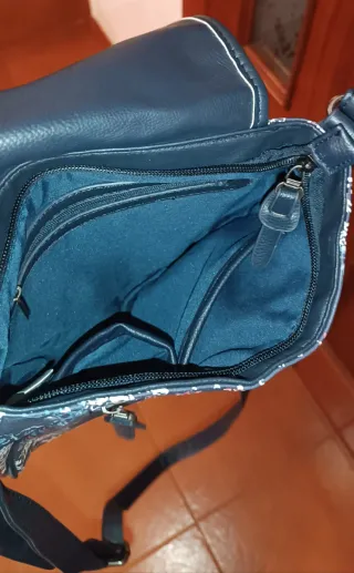 Bolso Pepe Jeans azul estampado floral