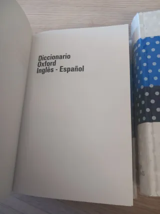 Diccionario Oxford inglés-español. Español-inglés