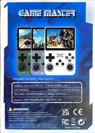 Consola R36 Transparente Verde