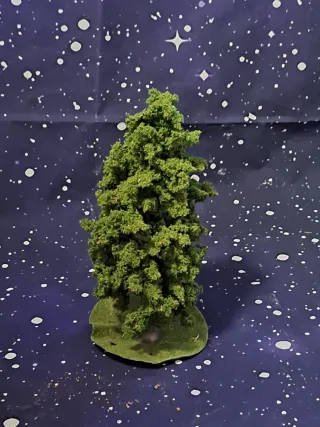 Palmera y Abeto decorativa de corcho y plástico