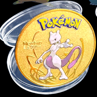 POKÉMON MONEDA DE COLECCIÓN BAÑADA EN ORO