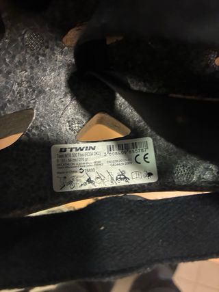 Casco Bicicleta Niño Rockrider Amarillo/Negro