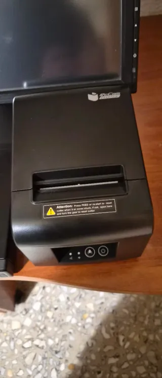 TPV Táctil 17" con Mini PC HP + Impresora 80mm