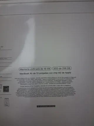 MacBook Air M2 Apple Gris/Plateado