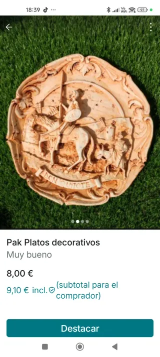 Lote Decoración Jardín Cerámica