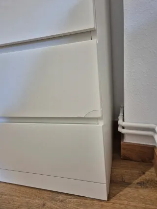 Cómoda MALM Ikea 6 cajones blanca