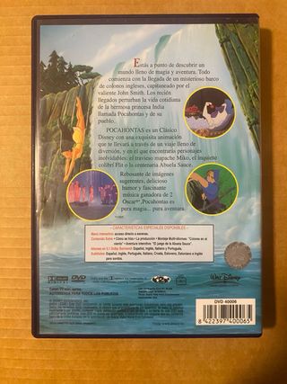 DVD Pocahontas Clásicos Disney