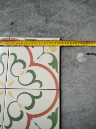 8 Azulejos Decorativos Florales