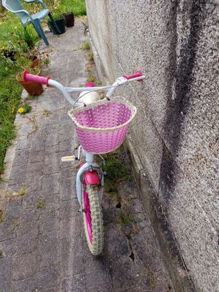 Bicicleta Infantil Hello Kitty Blanca