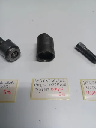 Lote 3 Extractores y empujador varios Ref.22217
