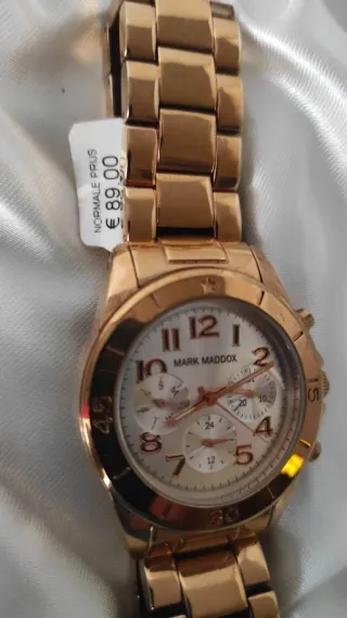 Reloj Mark Maddox Mujer Dorado Nuevo