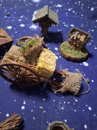 Lote Pozos y decoración variada para Belén