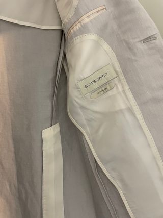 Americana Lino Gris Nueva
