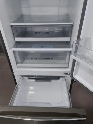 Nevera Haier 3 puertas en Inox