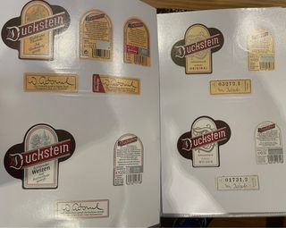 Álbum de etiquetas de cerveza Alemania y Francia