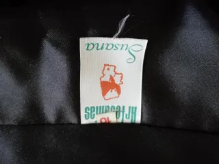 Conjunto traj Baturro Niño Negro y Dorado Talla 10