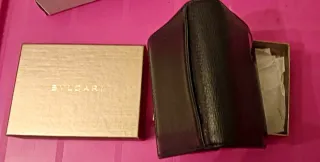 Portafoglio Bulgari Pelle Nera Uomo