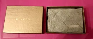 Portafoglio Bulgari Pelle Nera Uomo