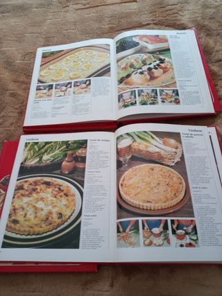 Vendo 5 libros recetas cocina sencillas, todo 10 €