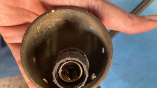 Lampadario Vintage Metallo Anni '40/'50