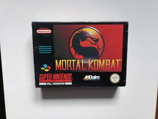 Mortal Kombat NUEVO Super Nintendo PAL EUR
