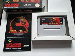 Mortal Kombat NUEVO Super Nintendo PAL EUR