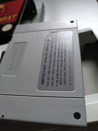 Mortal Kombat NUEVO Super Nintendo PAL EUR