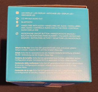 Echo Dot 4ª gen Alexa, grigio bluastro