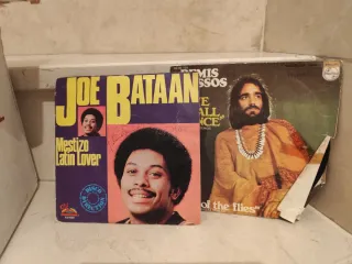 Lote 100 Discos Vinilo 45 RPM Antiguos