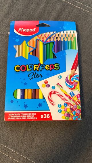 Libro mandalas y lápices de colores