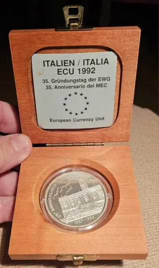 ECU Plata Italia 1992