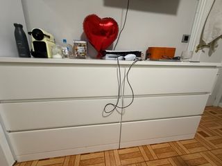 Cómoda blanca 6 cajones