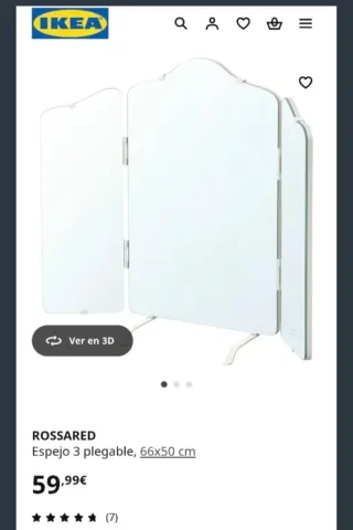 Espejo Tocador Triple Ikea