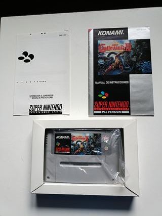 Super Castlevania IV NUEVO super nintendo pal esp