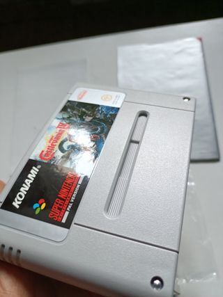 Super Castlevania IV NUEVO super nintendo pal esp