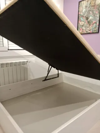 Canapé 190x135cm Beige y blanco con aguas