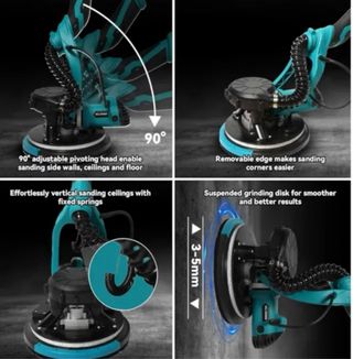 Lijadora jirafa pared y techo, plegable+accesorios