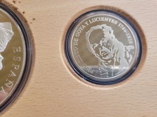 Colección 5 monedas plata CULTURA y NATURALEZA