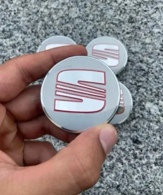 TAPABUJES RUEDA LLANTA SEAT CUPRA 56MM TOLEDO LEON